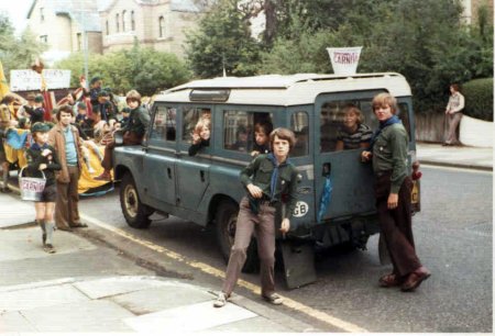 Trefor's
                      Land rover