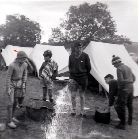 washing up