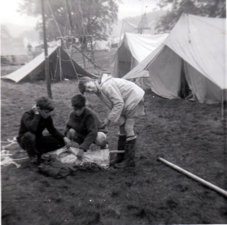 tent off the
                      ground