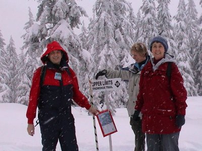 Snow shoe trail